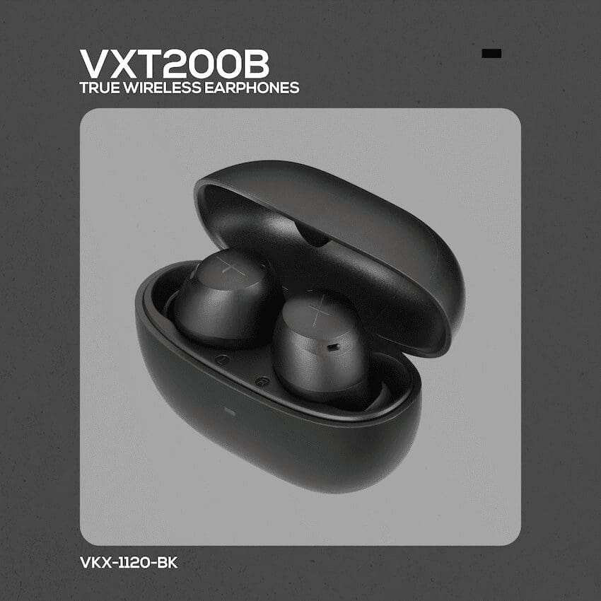 VolkanoX Volkano X VXT200B True Wireless Earphones with Hybrid Active Noise Cancelling - Image 2
