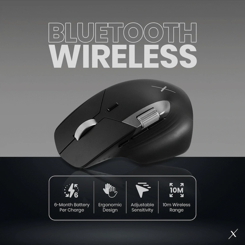 VolkanoX Xeno Series Bluetooth Wireless Mouse - Image 4