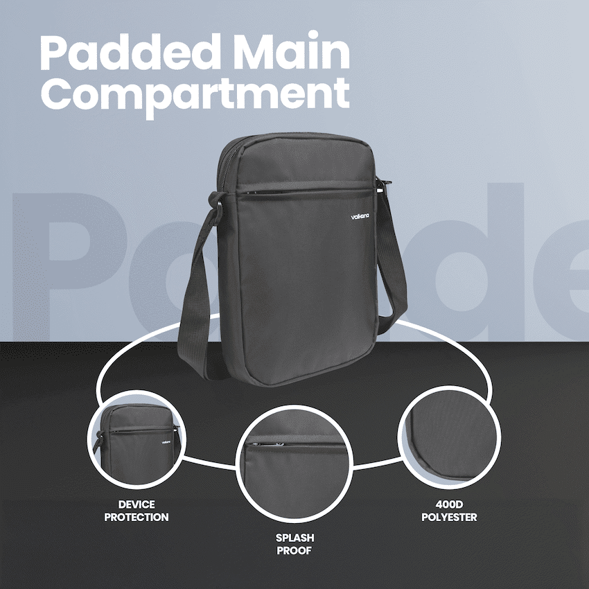 Volkano Tablet Bag Sloe Series 10.1" - Black - Image 4