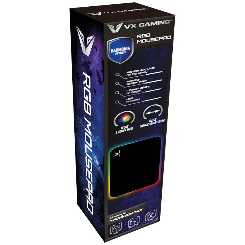 VX Gaming Harmonia RGB Mouse Pad 300x250x3mm - Image 2