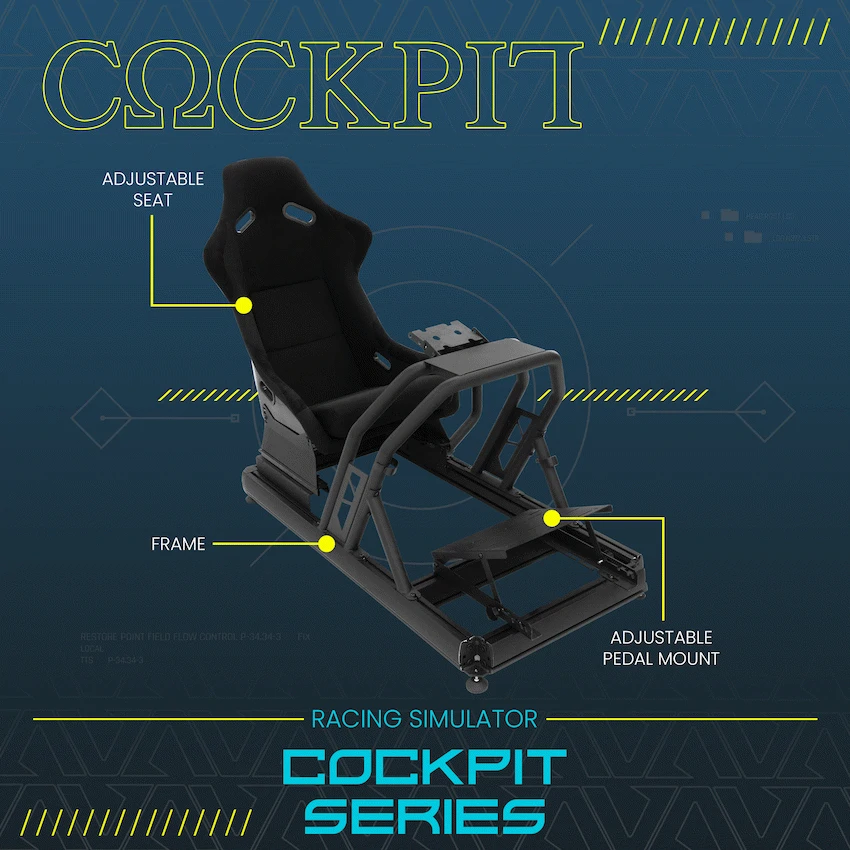 VX Gaming Cockpit Series Racing Simulator - Image 4