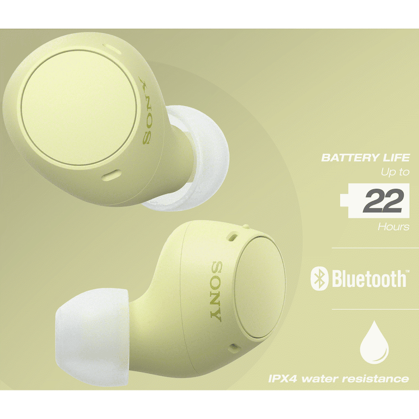 Sony C510 TWS Yellow - Image 4