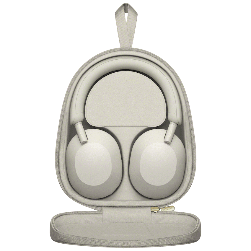 Sony WH1000XM5 (Silver) Noise-Cancelling BT Headphones - Image 3