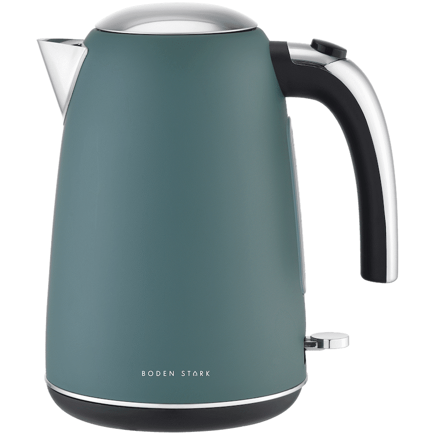 Boden Stark 1.7L Matte Stainless-Steel Kettle - Green