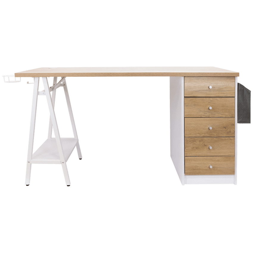 Everfurn Premium Milan Smart Office Desk, 2 x 3.1 USB Port - Image 2