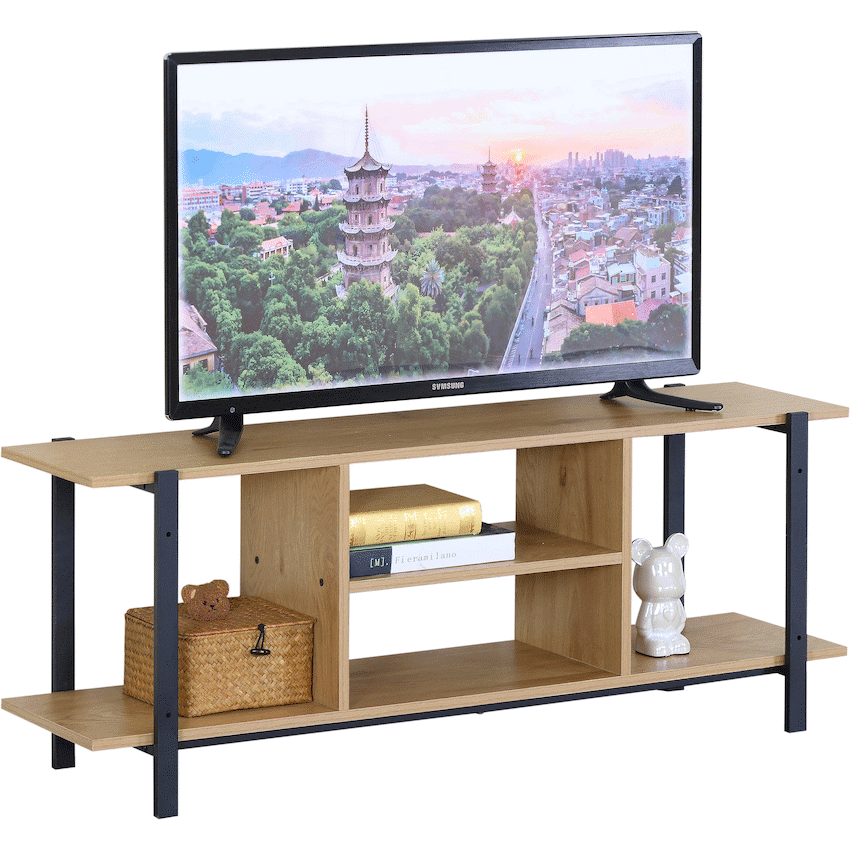 Everfurn Sable TV Stand - Oak