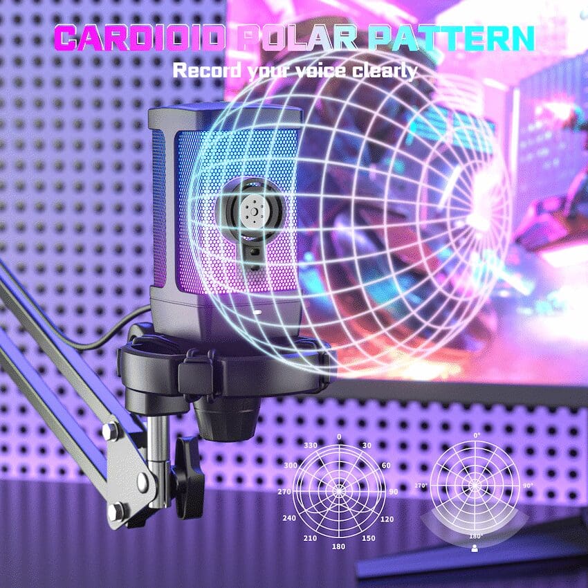 Fifine Q6T Microphone with Pop Filter and Shock Mount Kit - Image 2