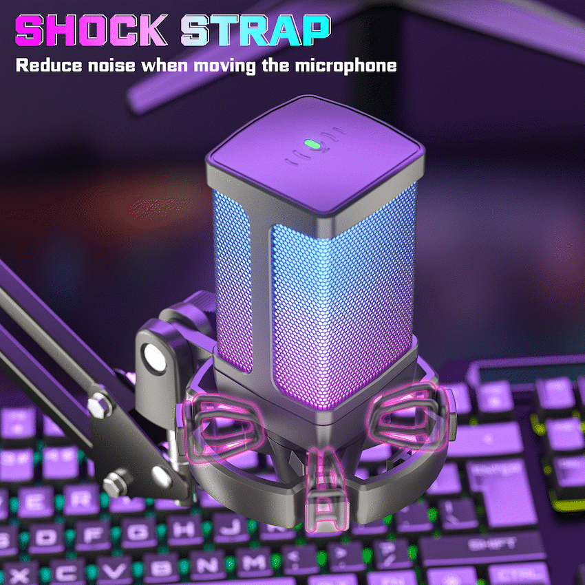 Fifine Q6T Microphone with Pop Filter and Shock Mount Kit - Image 3