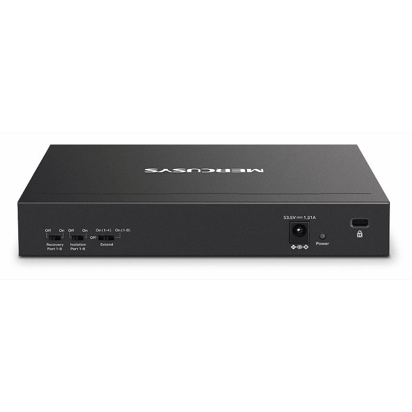 TP-Link Mercusys MS110P 10-Port 10/100Mbps Desktop Switch with 8-Port PoE+ - Image 2