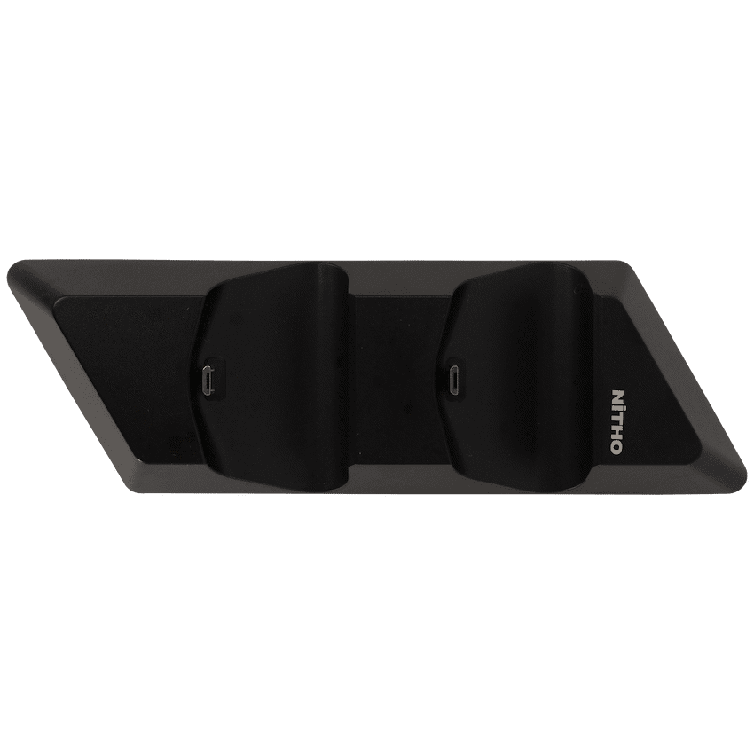 Nitho PS4 Smart Charging Station - For 2 PS4 Controllers - Charging Cable 1m