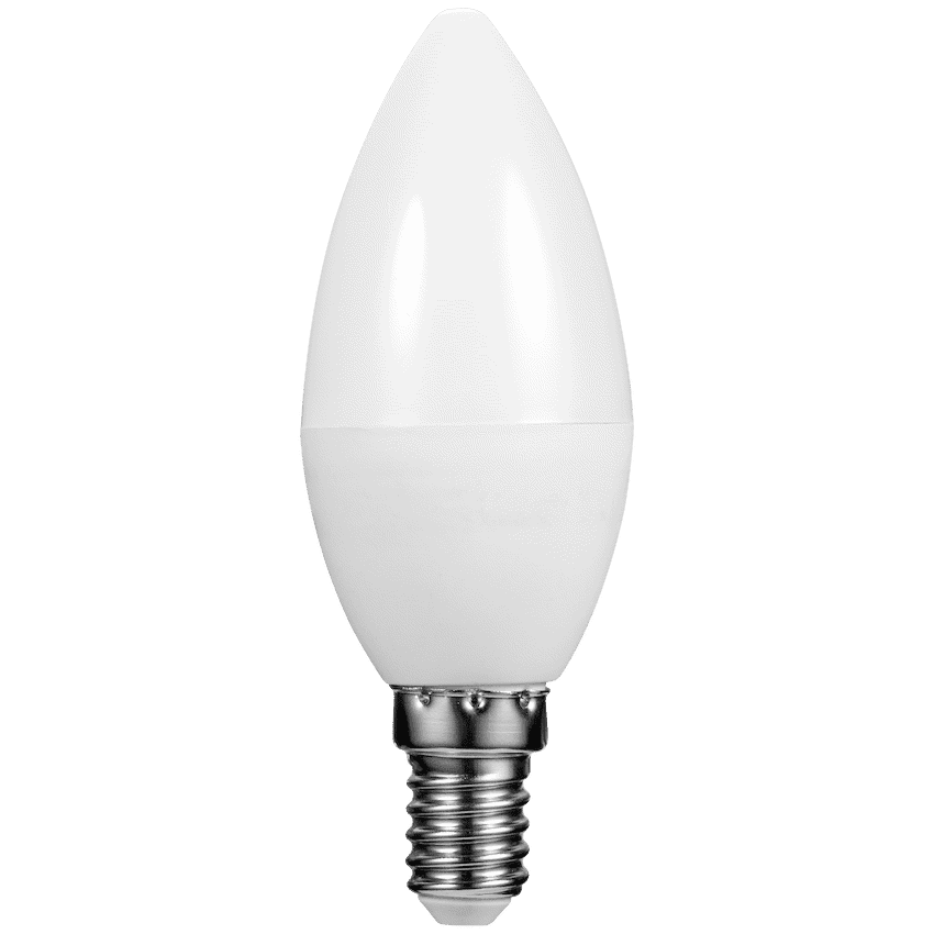 Switched 5w Candle LED Light Bulb E14 - Warm White