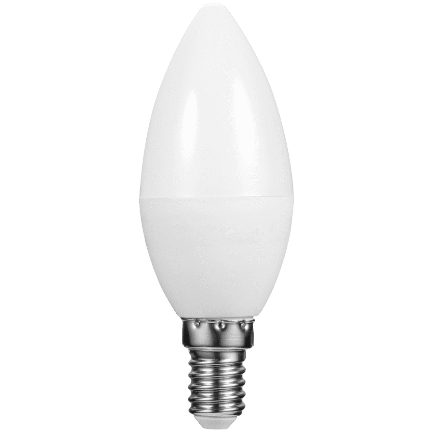 Switched 5w Candle LED Light Bulb E14 - Warm White - Image 2