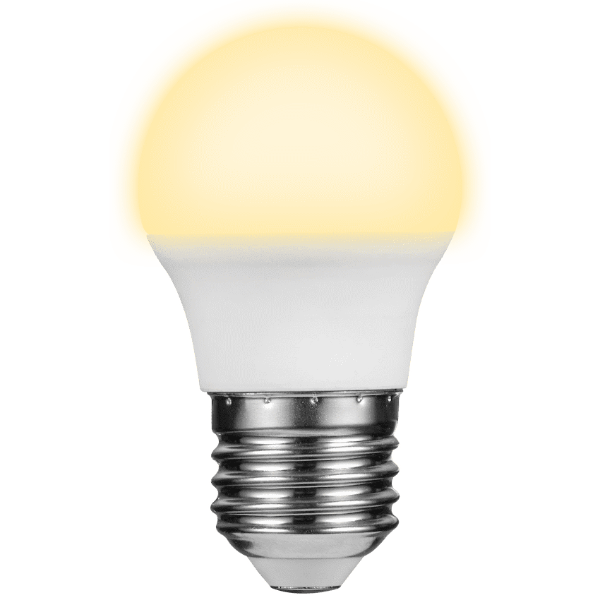 Switched 5w Golfball LED Light Bulb E27 - Warm White - Image 3