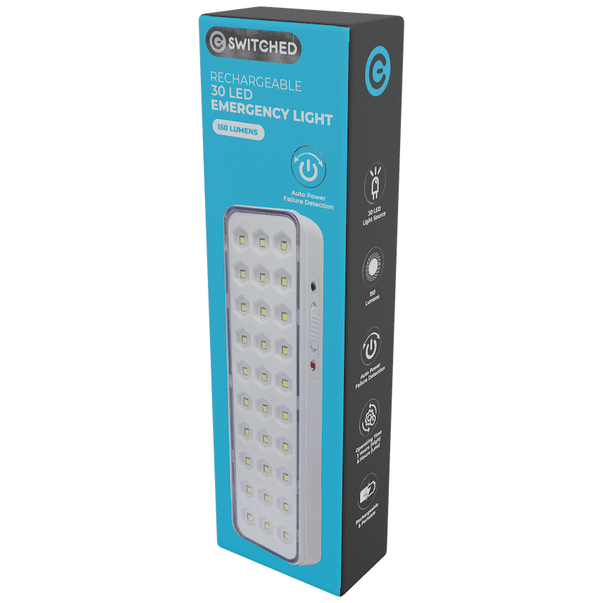 Switched 30 LED Emergency Light AC 150 Lumen - Image 2