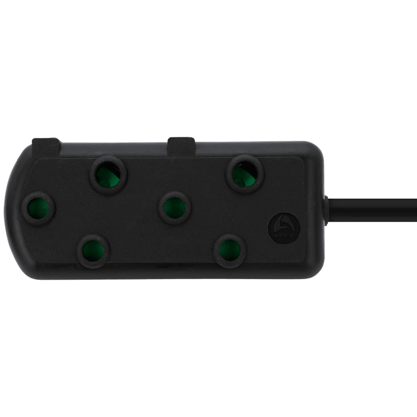 Switched Heavy Duty Side by Side (SBS) Extension Leads 20m- BK - Image 2