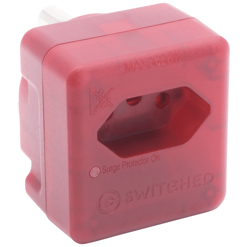SWITCHED 1 Way High Surge Network Safe Adaptor - Image 2