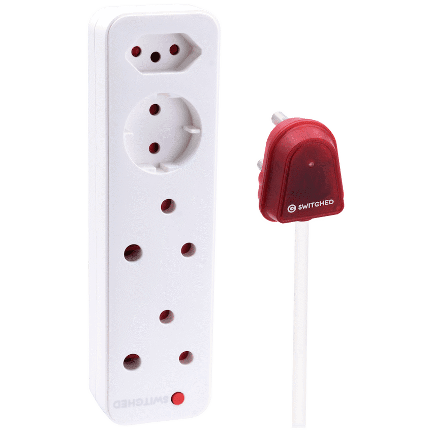 Switched High Surge 4-Way Multiplug 3m 1140J