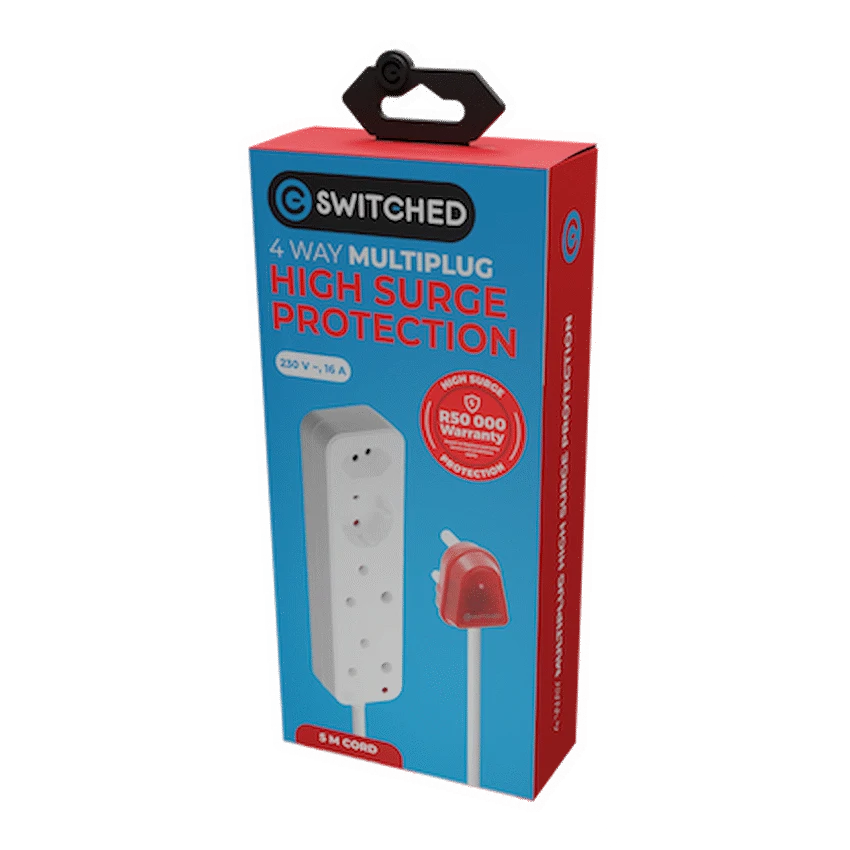 Switched High Surge 4-Way Multiplug 5m 1140J - Image 4