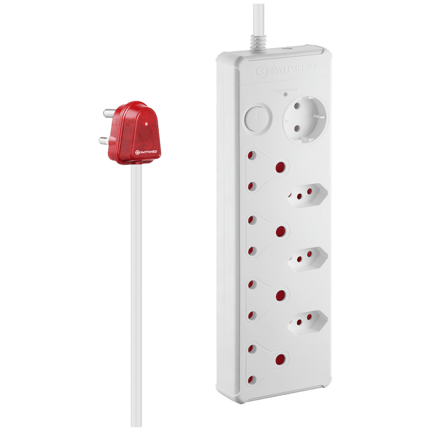 SWITCHED 8-way High Surge Multiplug 0.5m - Image 2