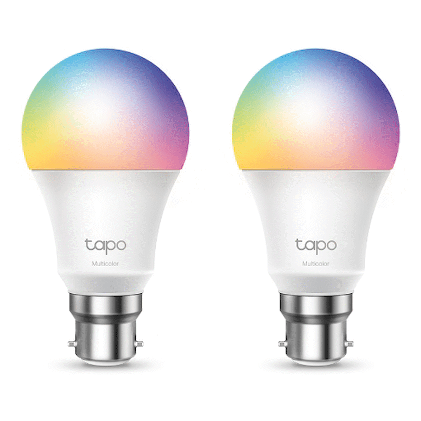 TP-Link Tapo L530B (2-Pack) Smart Wi-Fi Light Bulb - Multicolour
