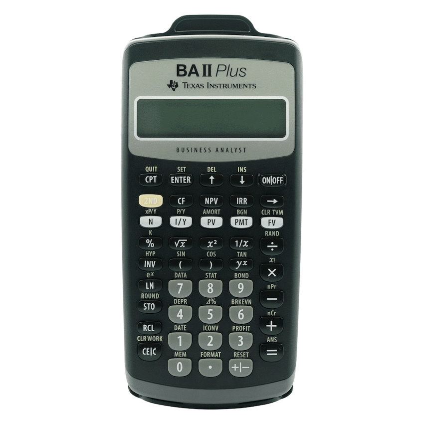 Texas Instruments BA ii Plus Financial Calculator