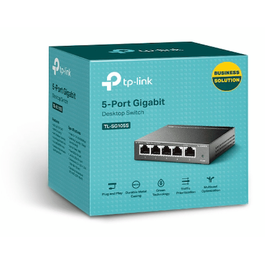 TP-Link TL-SG105S - 5-Port Gigabit Desktop Switch - Image 4