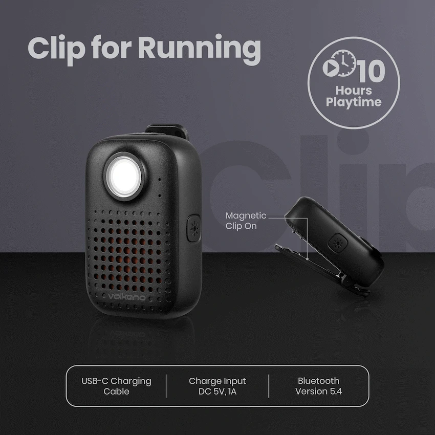 Volkano Flex Bluetooth Wireless Speaker - Black - Image 2