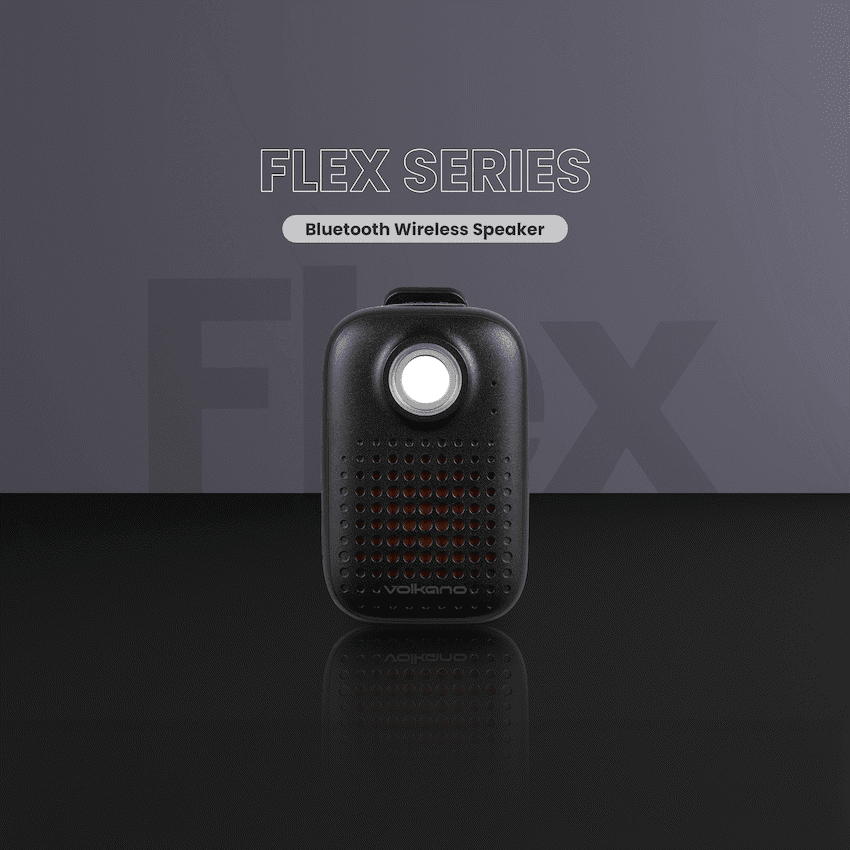 Volkano Flex Bluetooth Wireless Speaker - Black - Image 4