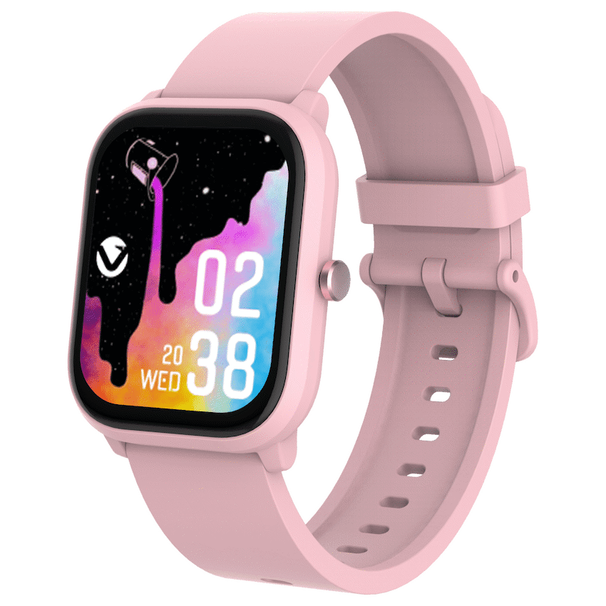 Volkano Vivo Series Kids Smart Watch - Pastel Pink - Image 2