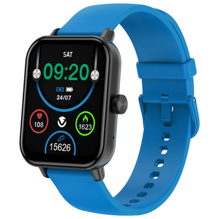 Volkano Chroma Series Smartwatch with Blue Strap