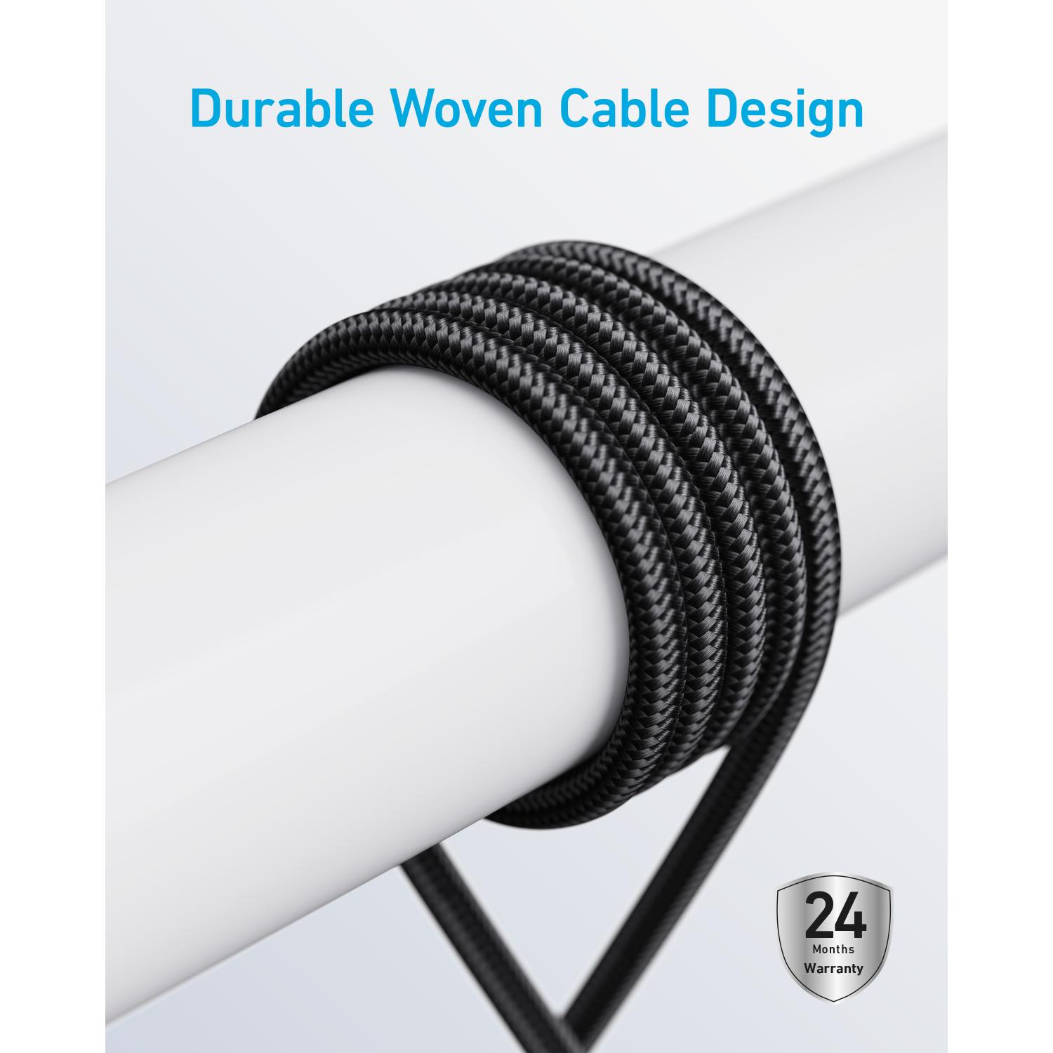 Anker 310 USB-C To USB-C Cable 60W 0.9M Cable - Black - Image 4