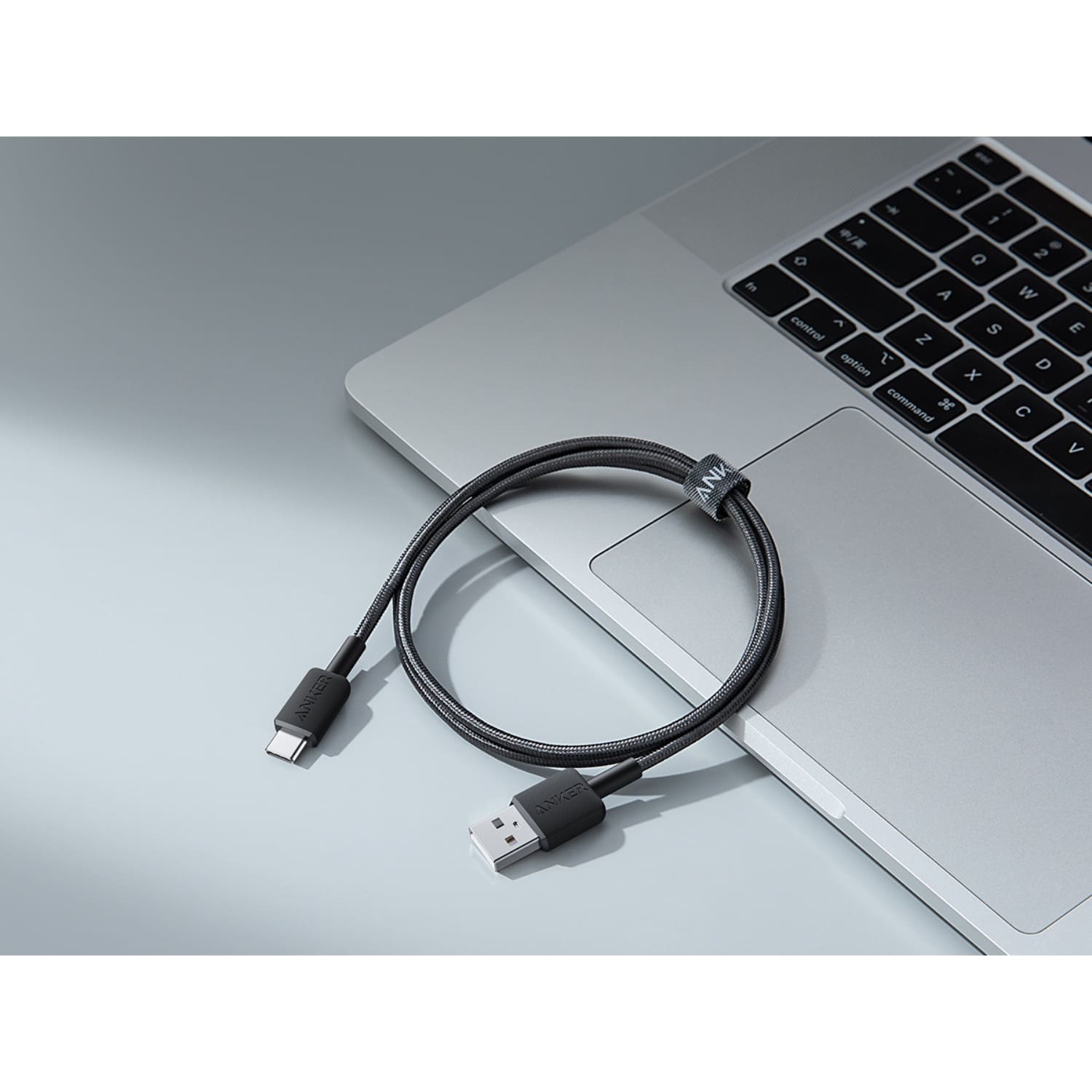 Anker 322 PowerLine USB A to USB C 0.9M Cable - Black - Image 4