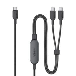 Anker 2-In-1 USB-C To USB-C Cable 140W 1.2M Cable - Black
