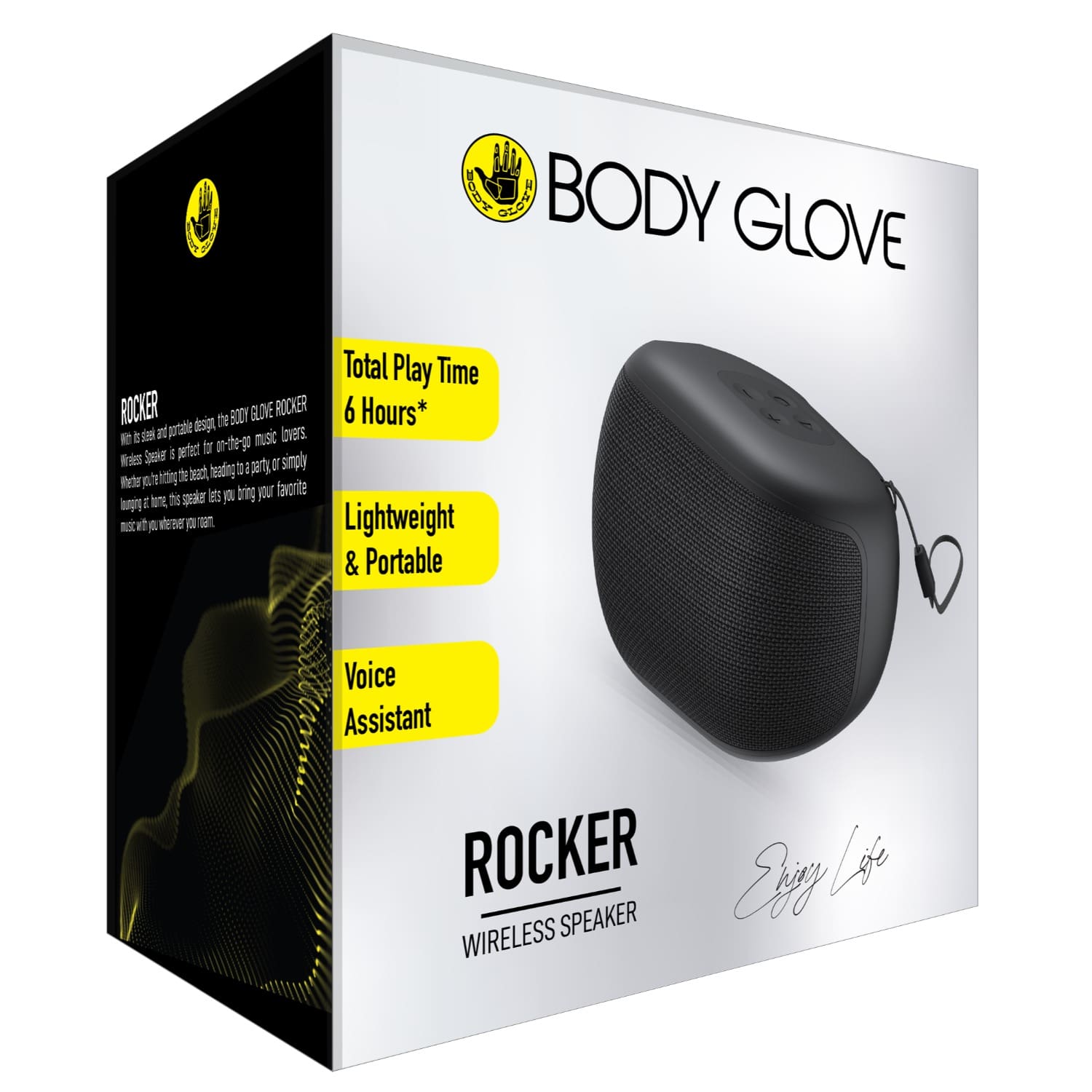 Body Glove ROCKER Wireless Speaker - Black - Image 3