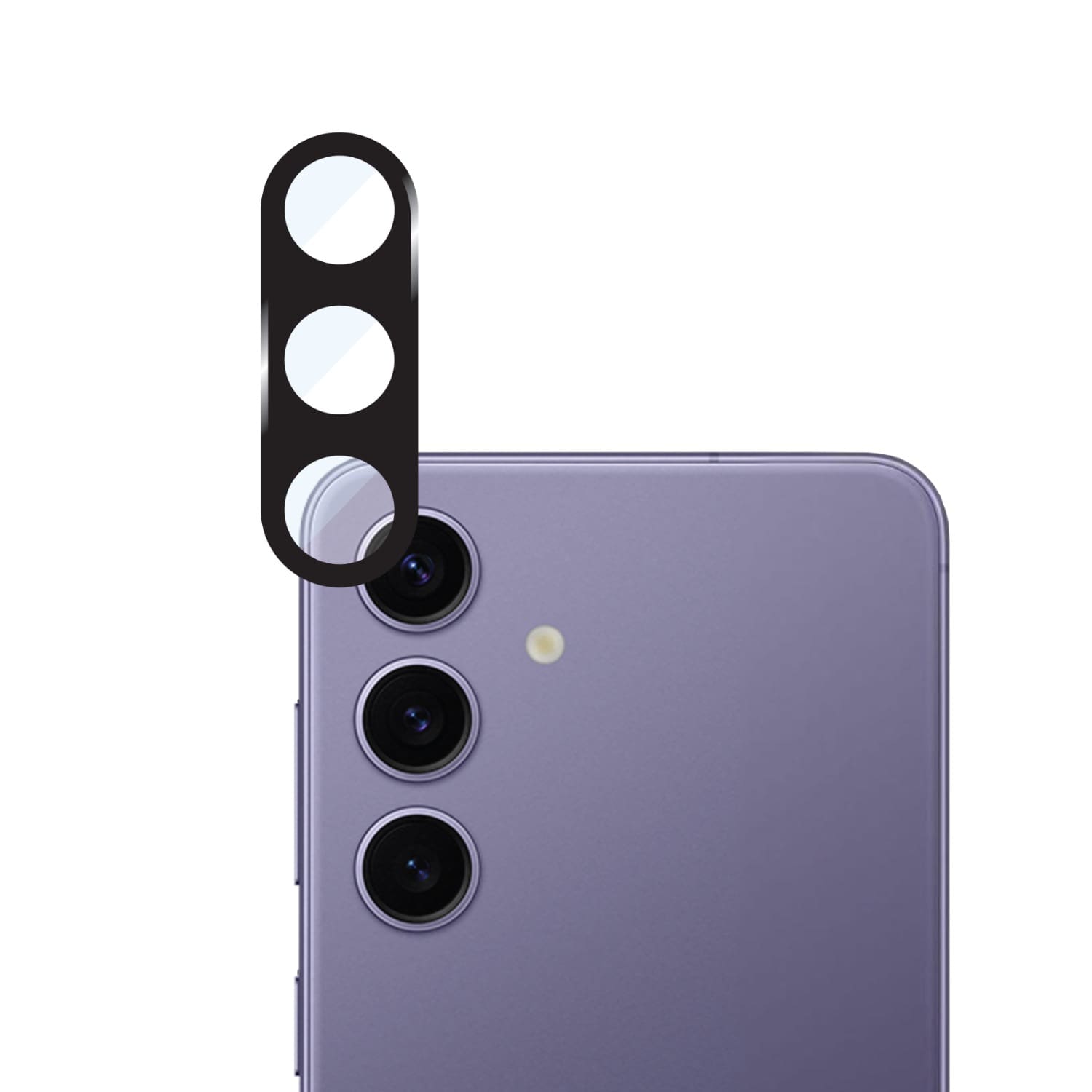 Body Glove Tempered Glass Camera Screen Protector - Samsung Galaxy S25 - Black Border - Image 2