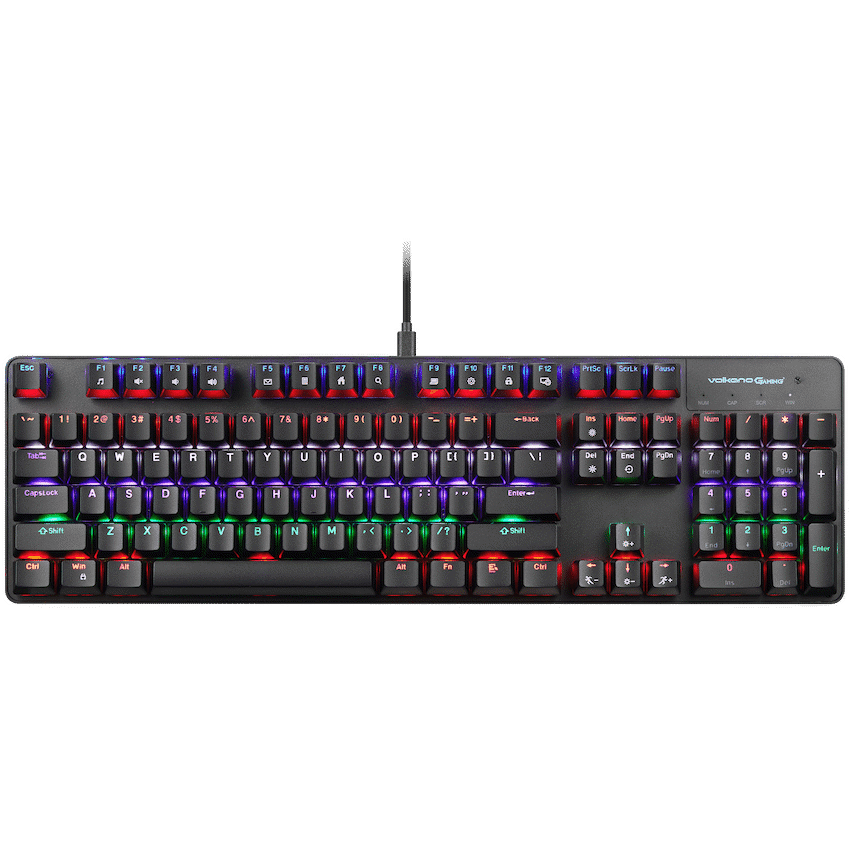 Volkano Gaming Phantom X1 Wired Mechanical keyboard with RGB lighting