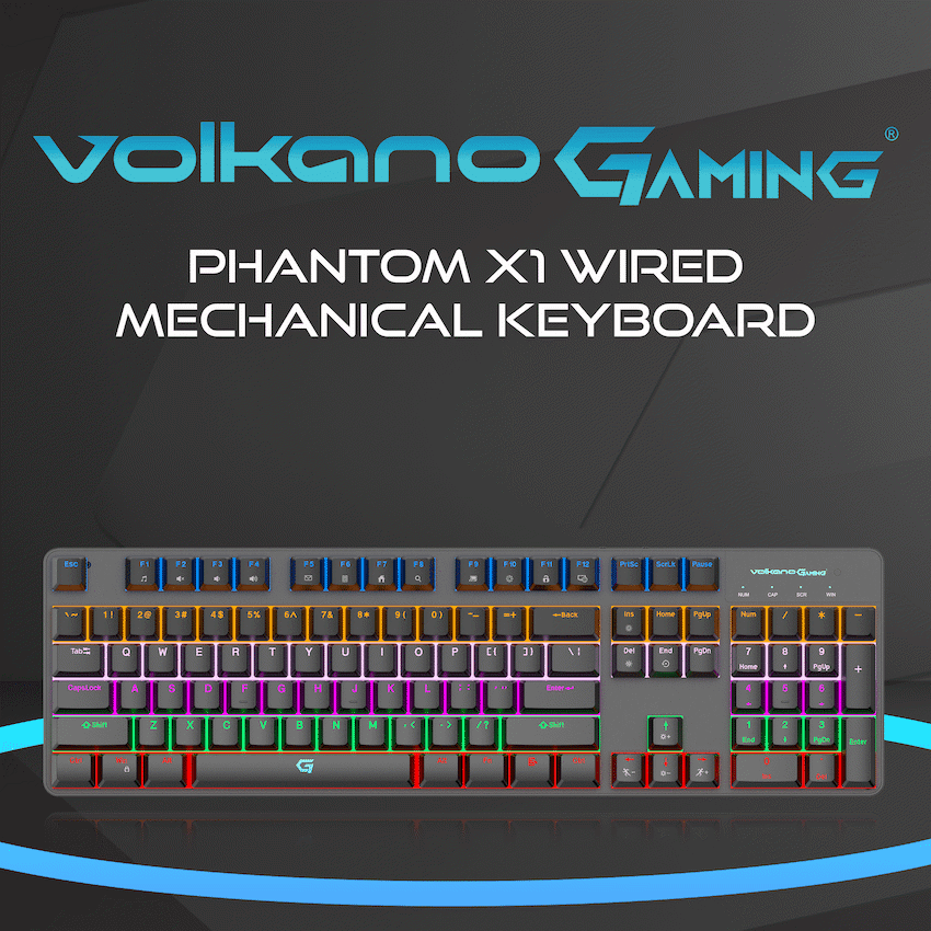 Volkano Gaming Phantom X1 Wired Mechanical keyboard with RGB lighting - Image 3