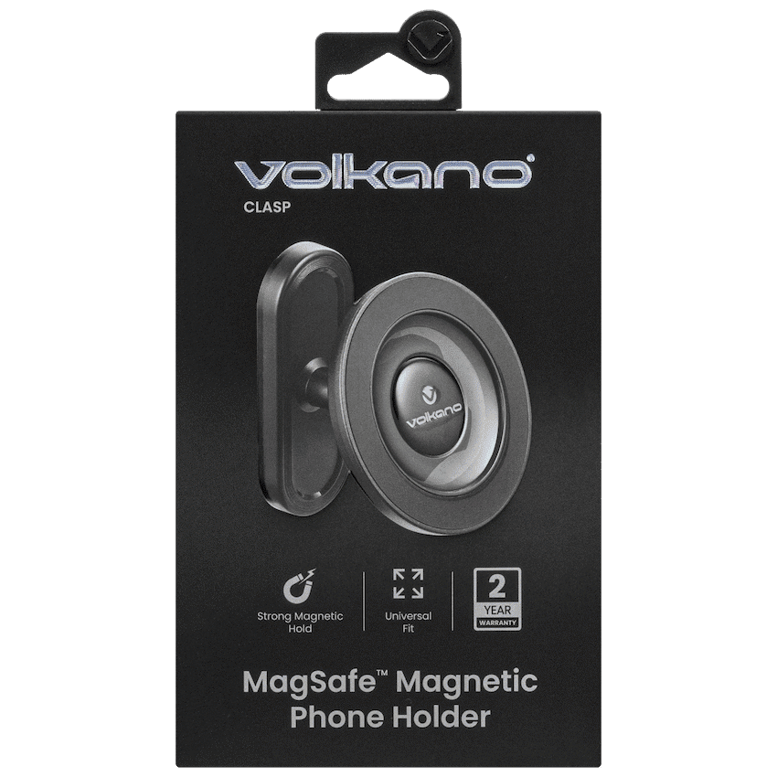 Volkano Clasp Series Magnetic Phone Holder - Black - Image 3