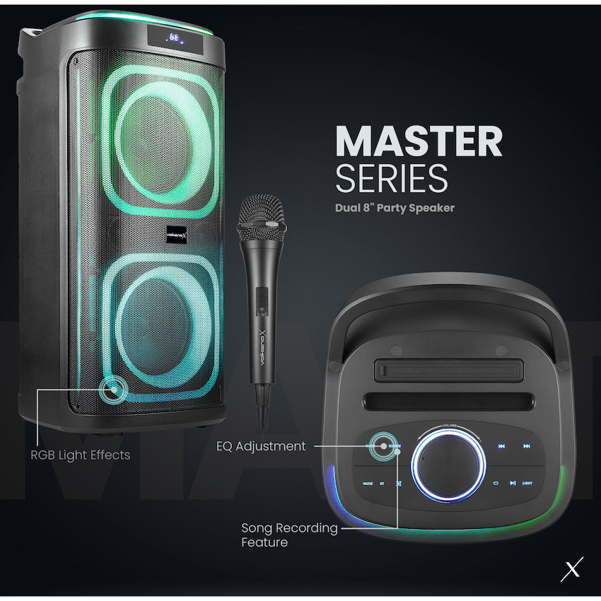VolkanoX Master Series Dual 8" Party Speaker - Image 2