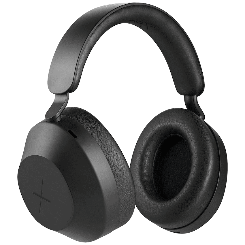 VolkanoX H400 Hybrid Active Noise Cancellation Headphones - Black - Image 2