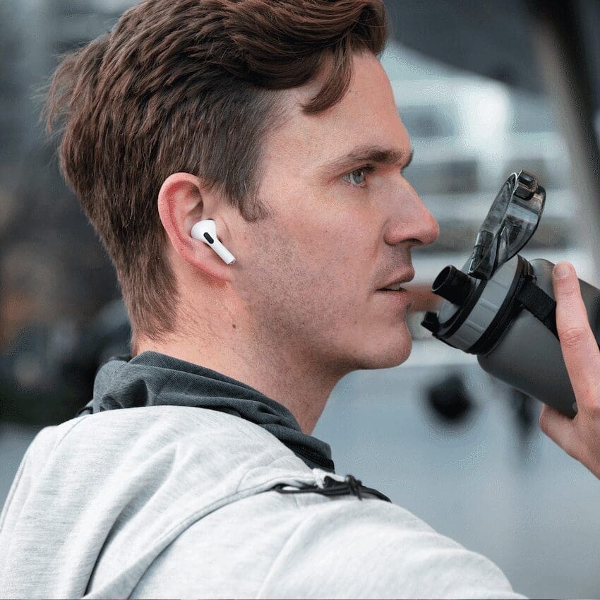 Amplify Note X 3 Series TWS Earphones - White Case + Black Cover - Image 2