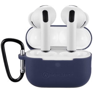 Amplify Note X 3 Series TWS Earphones - White Case + Blue Cover