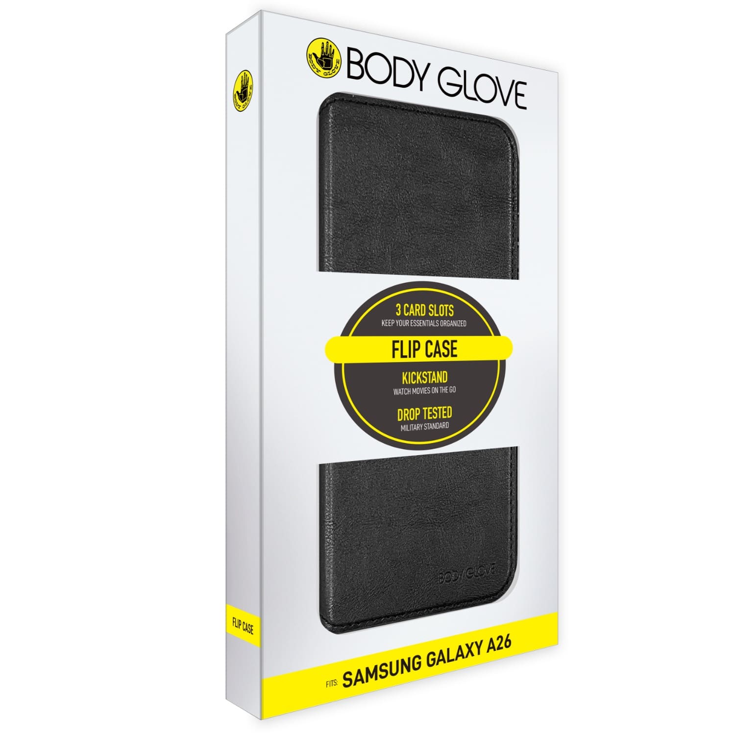 Body Glove Flip Series - Samsung Galaxy A26 - Black - Image 3