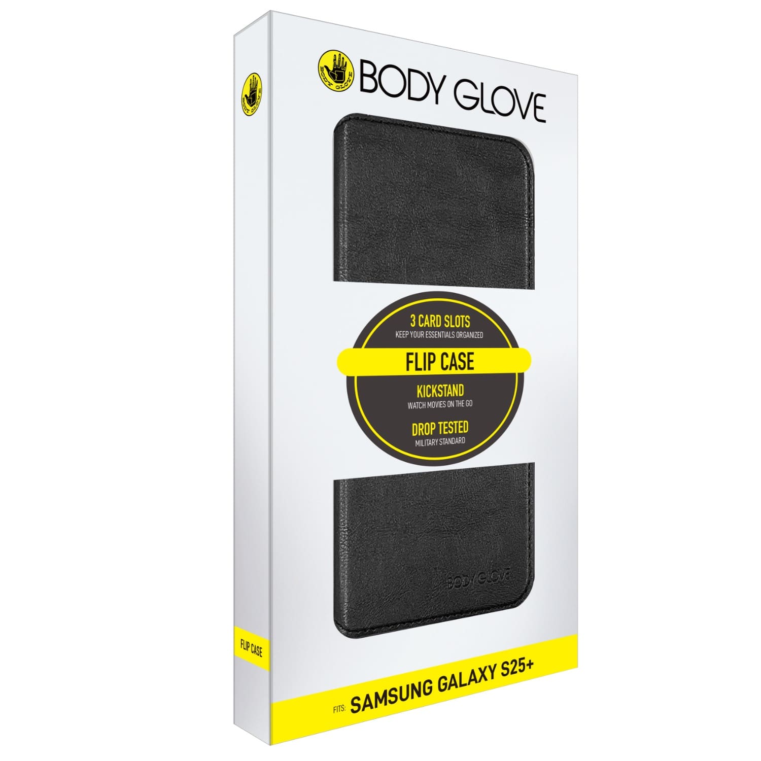Body Glove Flip Series - Samsung Galaxy S25+ - Black - Image 3