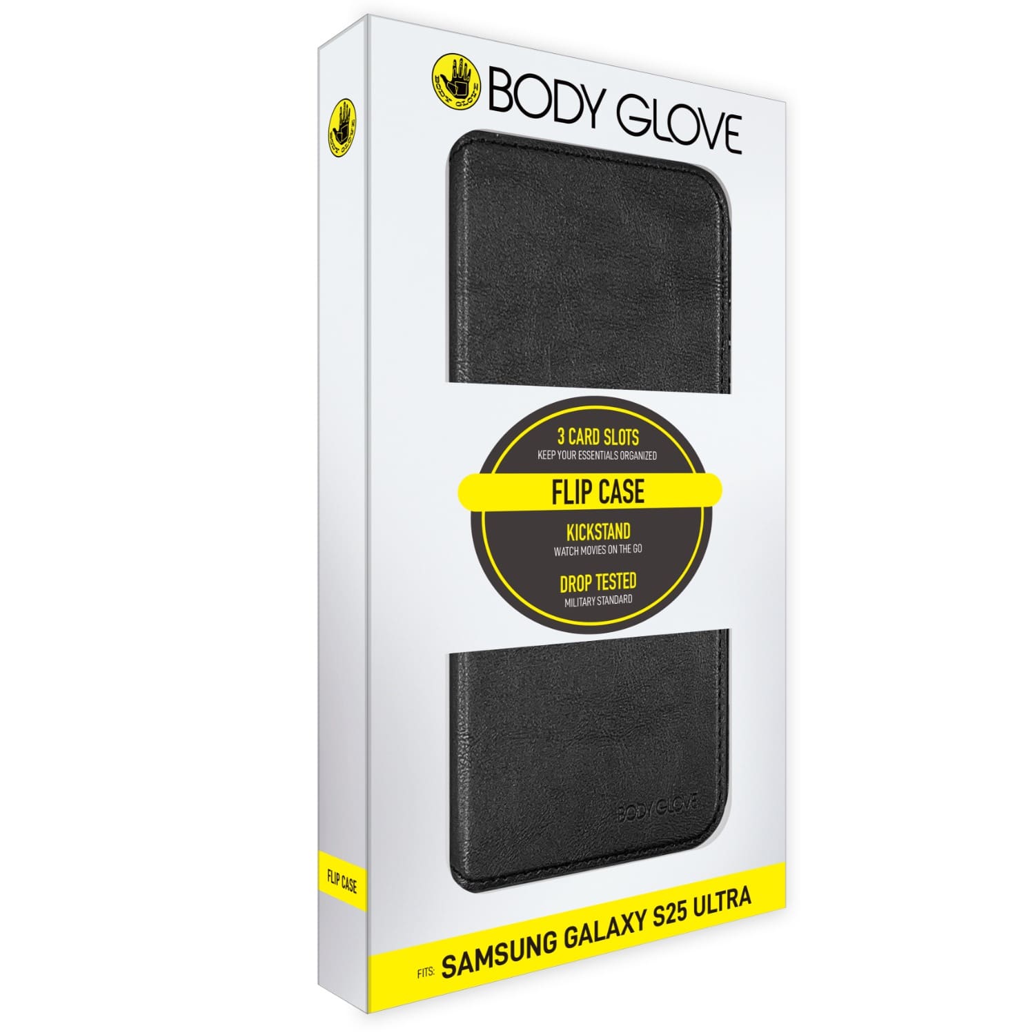 Body Glove Flip Series - Samsung Galaxy S25 Ultra - Black - Image 3