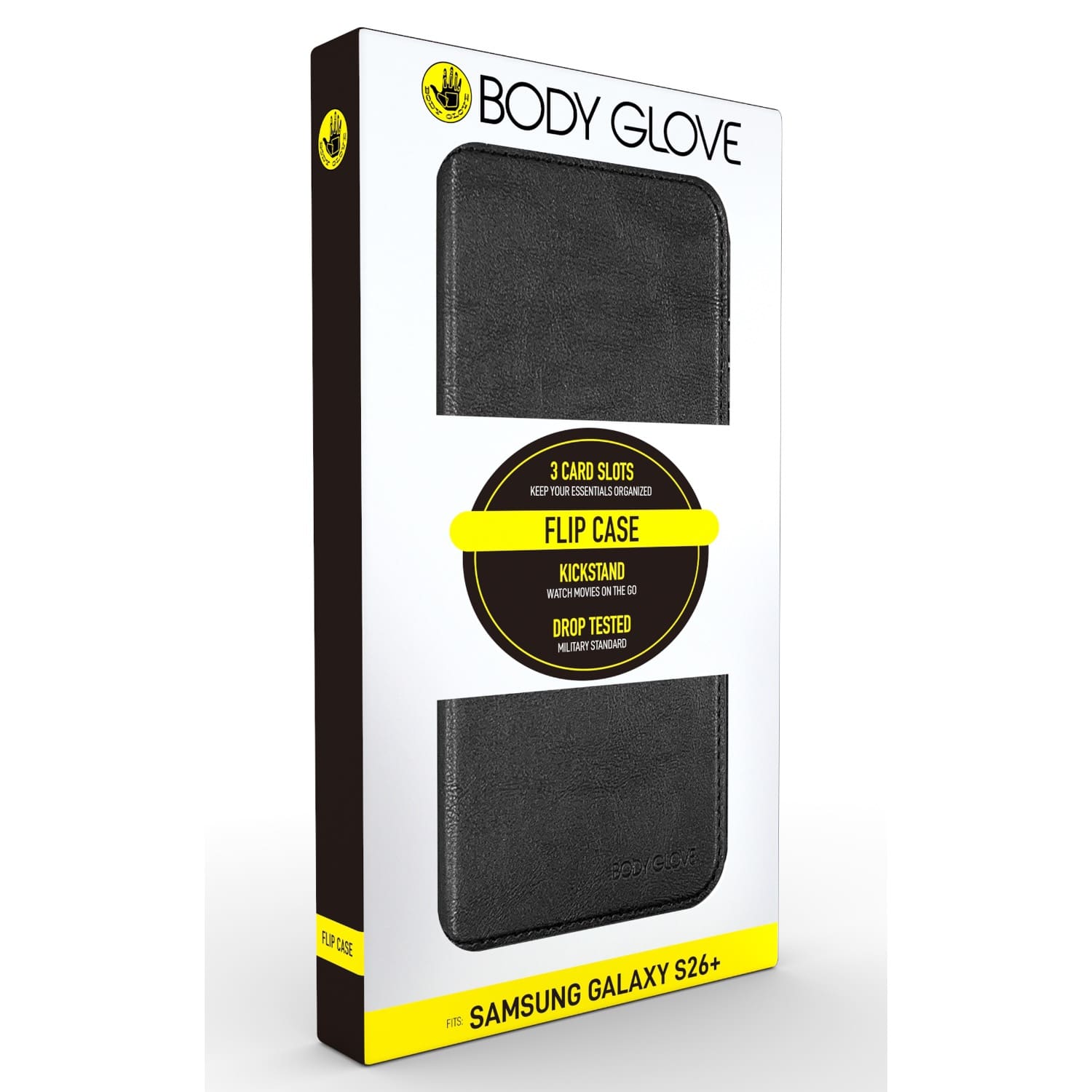 Body Glove Flip Series - Samsung Galaxy S26+ - Black - Image 3