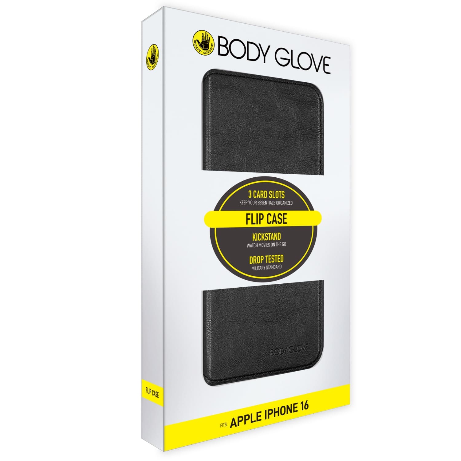 Body Glove Flip Series - Apple iPhone 16 - Black - Image 4