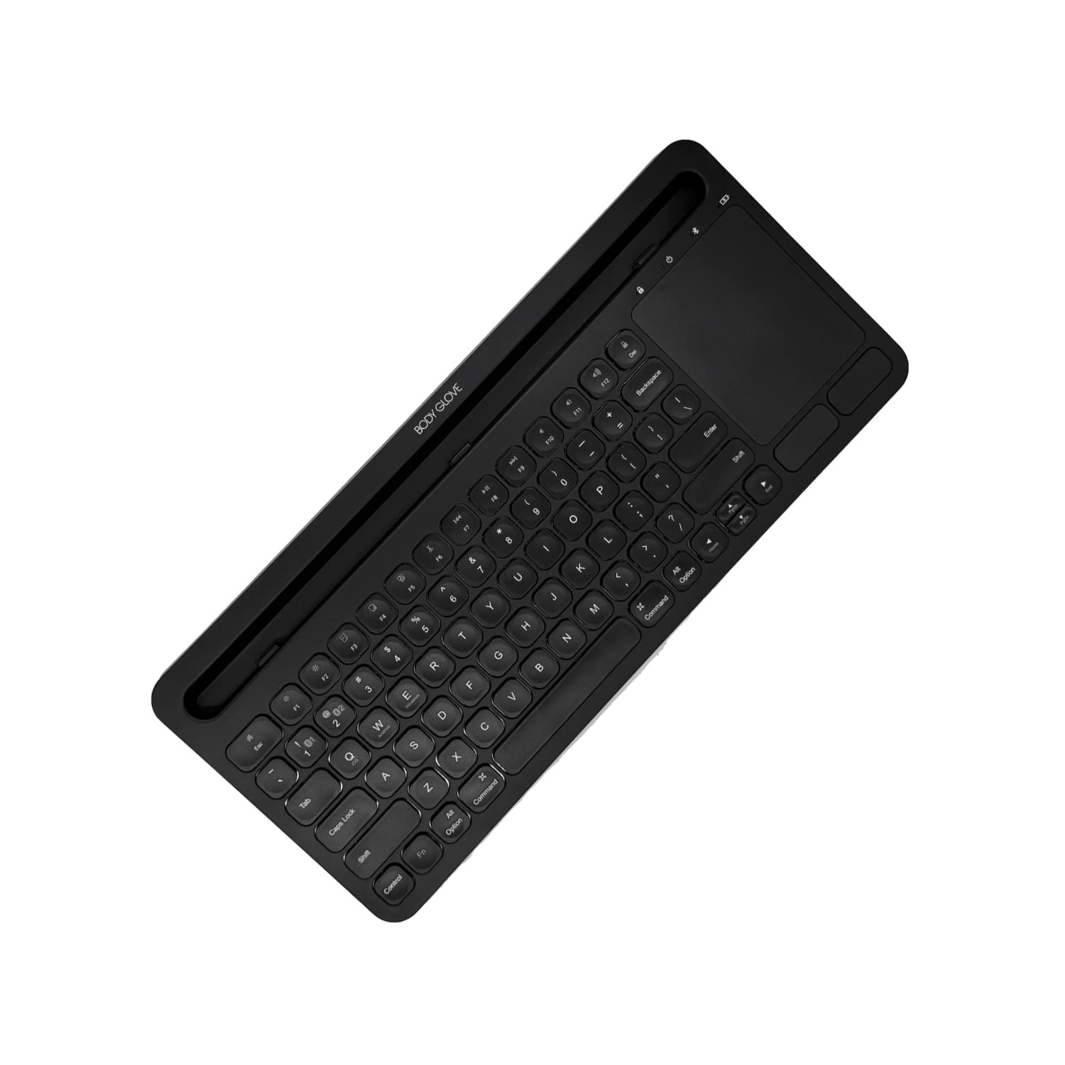 Body Glove Wireless Keyboard With Stand - Black - Image 4