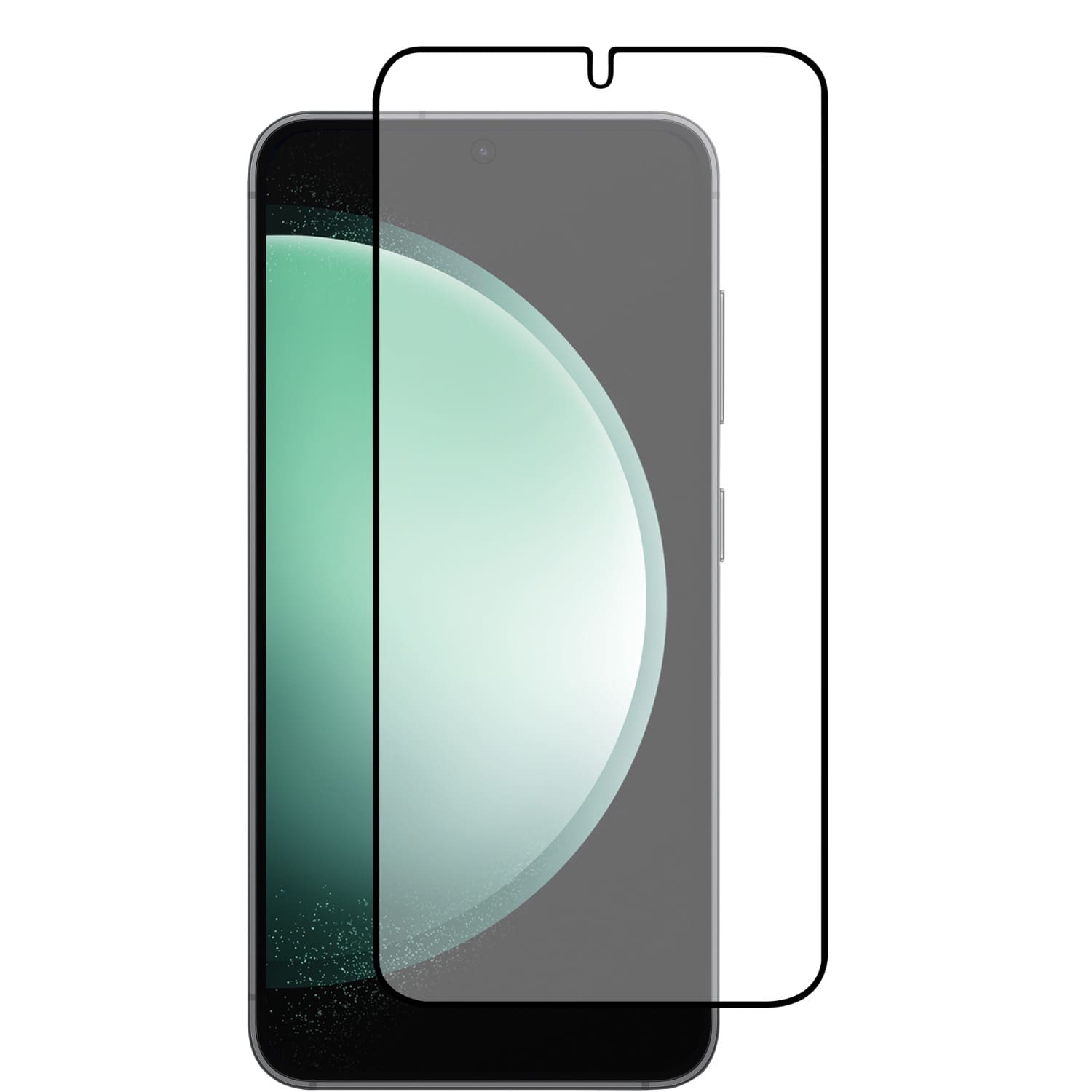 Body Glove Tempered Glass Screen Protector - Samsung Galaxy S24 - Black Border - Image 3