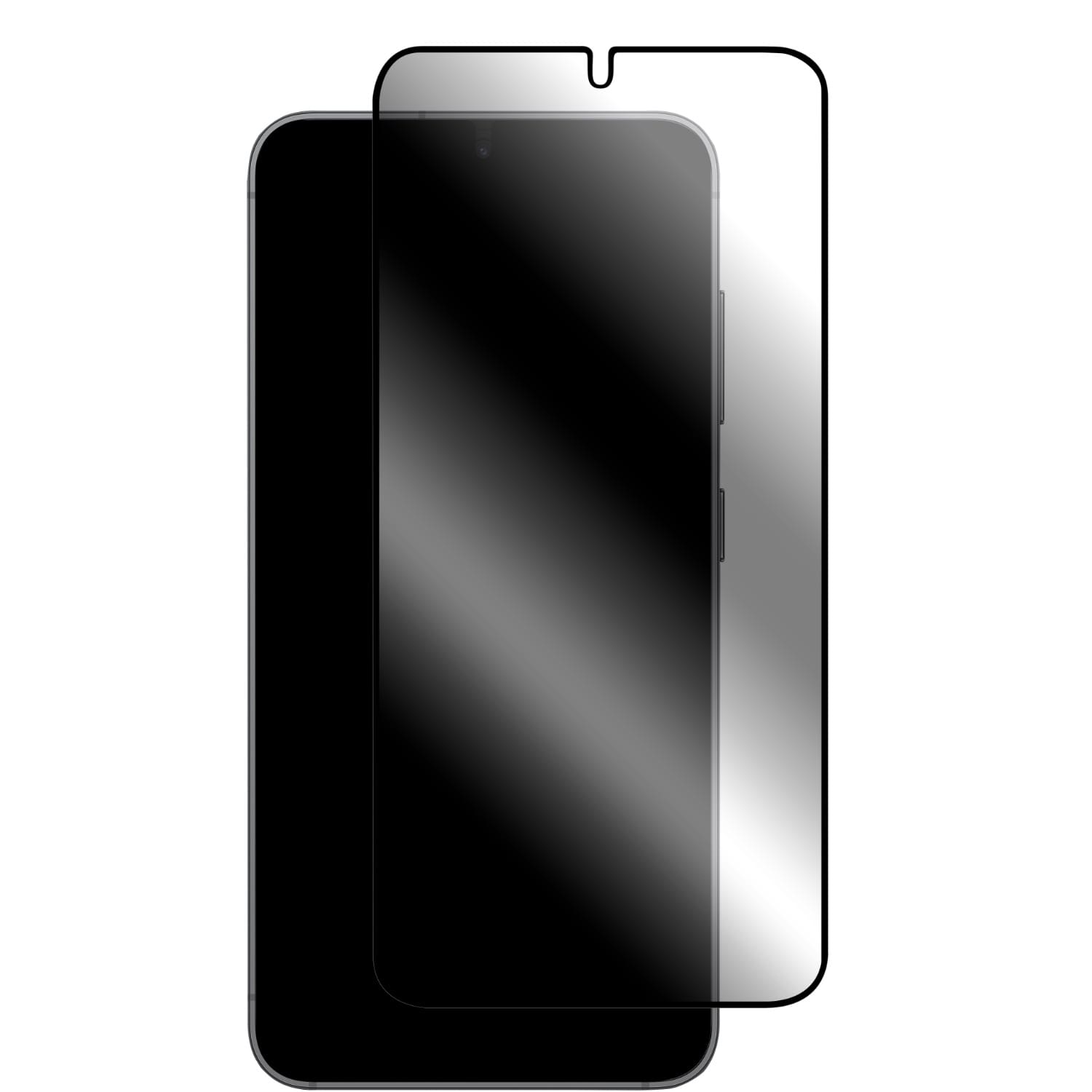 Body Glove Tempered Glass Screen Protector - Samsung Galaxy S24 - Black Border - Image 4